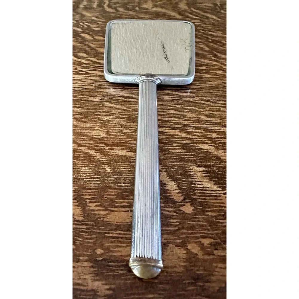 Vintage Antique Old Hand Held Vanity Mirror